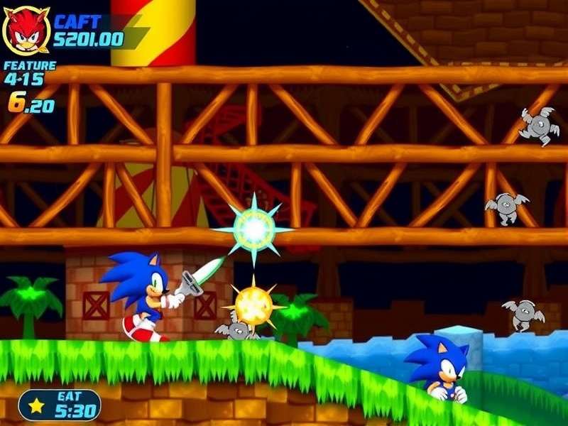 Striker Sonic Flash Overlord Gameplay Screenshot